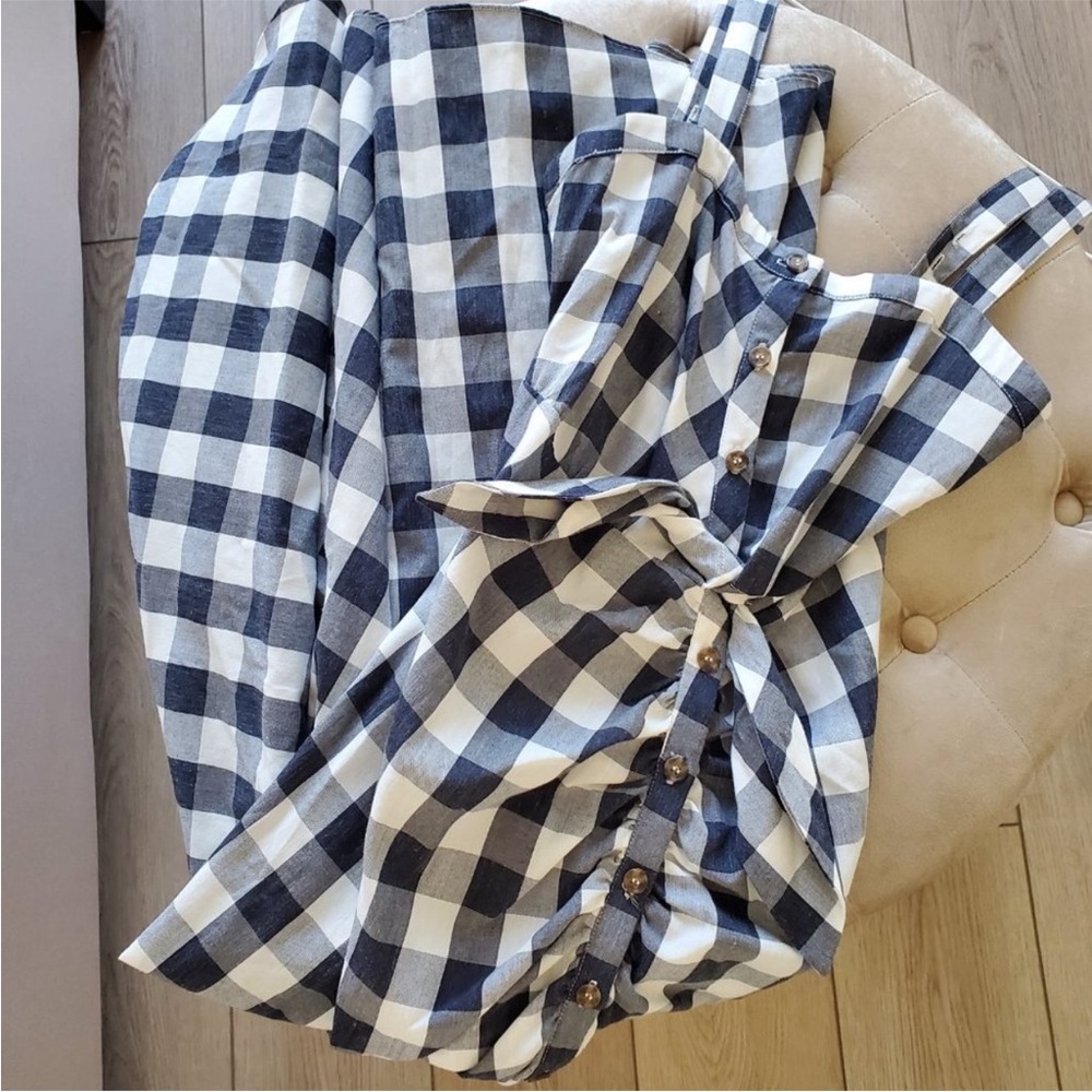 Likely 00 cotton dress plaid minka - Picture 6 of 12
